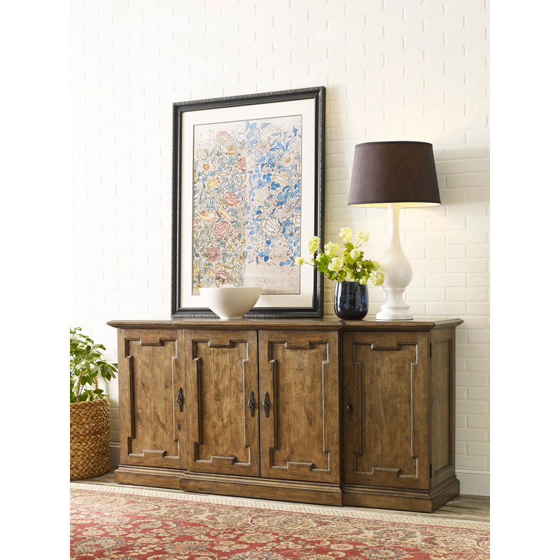 Canora Grey Stephenia 70 Wide 2 Drawer Solid Wood Sideboard Wayfair